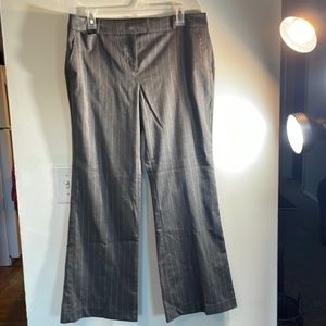 NY & Co NWOT gray pinstripe dress pants (stretch)